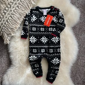 NWT snowflake sweater onsie